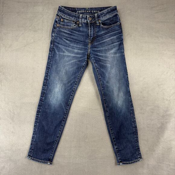 American Eagle Outfitters Next Airflex+ Athletic Fit Denim Jeans Mens Size 26x28 - Picture 1 of 9